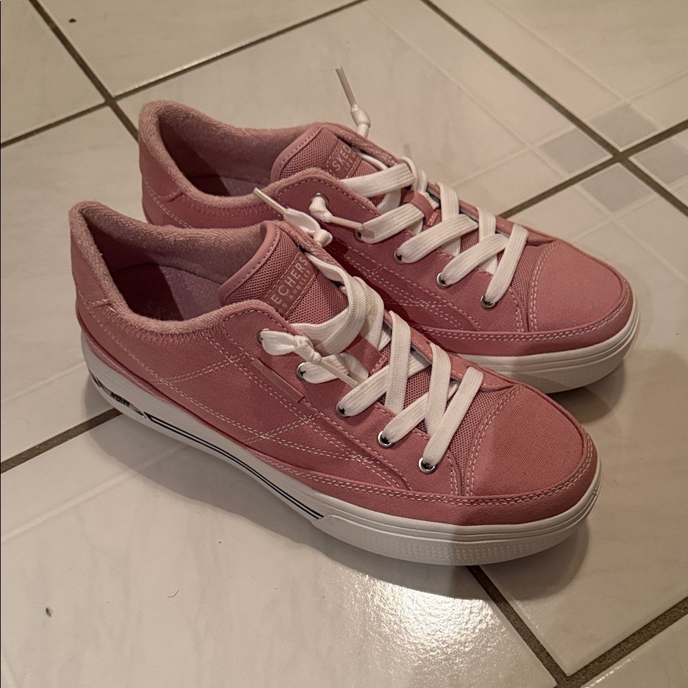 Skechers Women's Blush Sneakers with White Accents